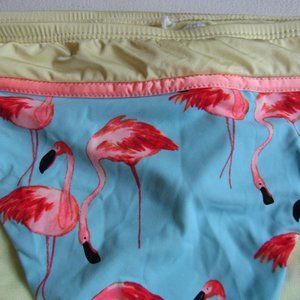 The Bikini Lab Flamingo Bikini Bottom Swim XL